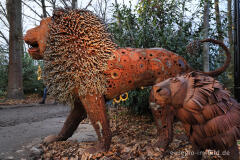 Handwerkskunst auf dem Weihnachtsmarkt bei Schloss Merode
