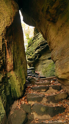 Sieweschlueff, die sieben Schluchten, Wanderweg B2 im Müllerthal