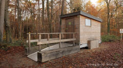 Toilettenwagen auf dem Wanderweg B2 im Müllerthal