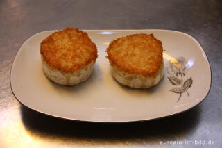 Zubereitung Ziegenkäse mit Zwiebelmus